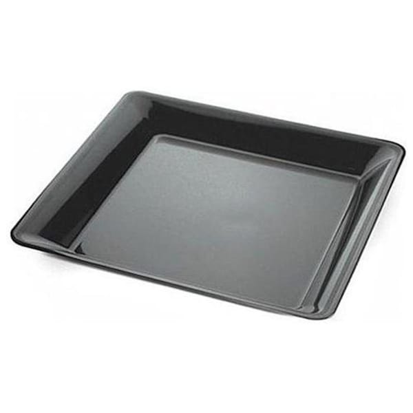 Fineline Settings 3581-BK Black 18 and apos; and apos; x 18 and apos; and apos; Square Tray SQ4818.BK - main